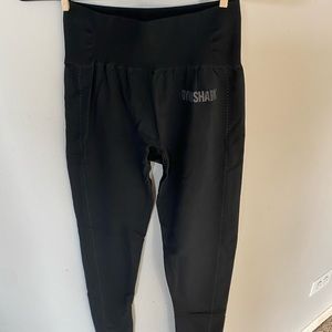 GYMSHARK Black Seamless Leggings